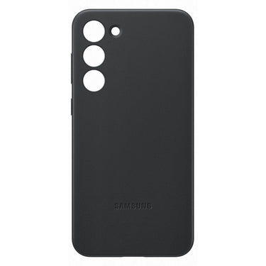 Samsung Leather Cover for Galaxy S23+ (S23plus ) - Black